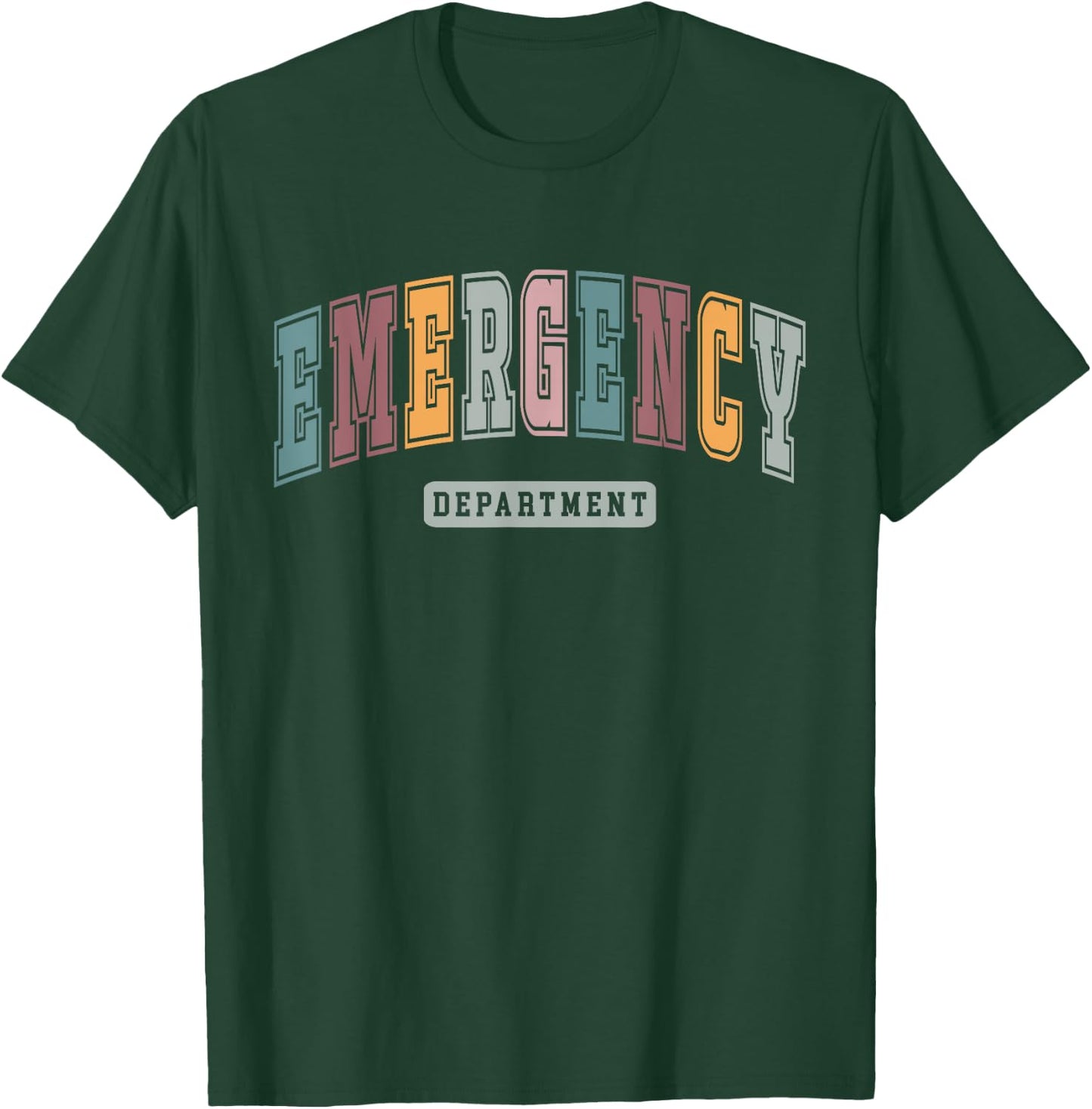 Vintage Emergency Department Room ER Nursing Graduation T-Shirt - T-Shirt | Forest