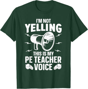 Cool PE Teacher Art Women Physical Education Teacher T-Shirt - T-Shirt | Forest