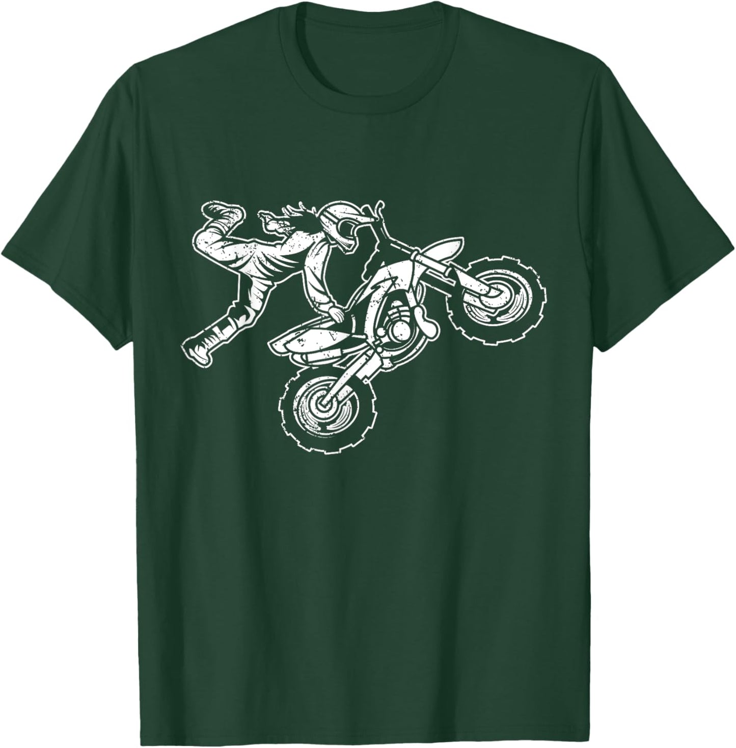 Motocross Girl: Dirt Bike Passion, MX Racer Woman Daughter T-Shirt - T-Shirt | Forest