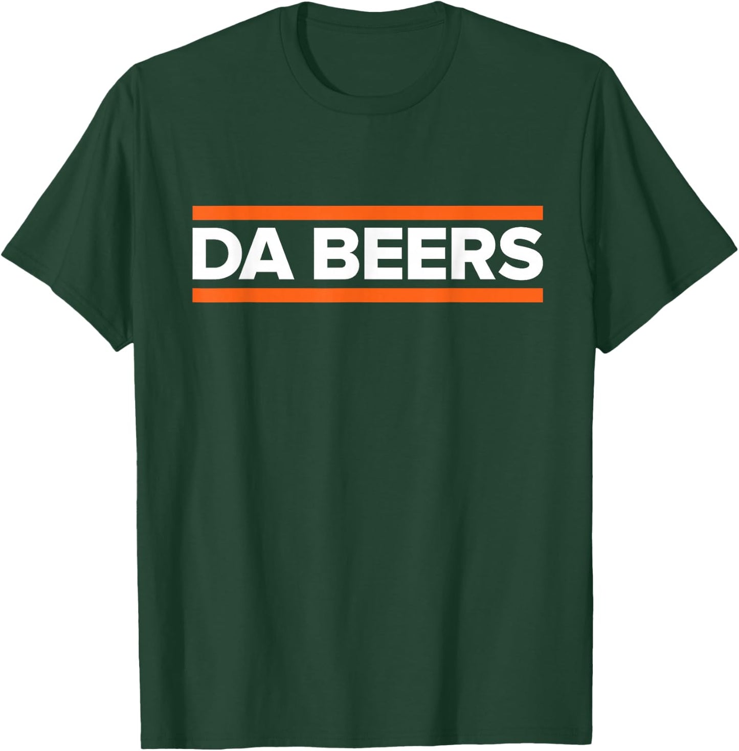 DA BEERS - Funny Party Beer Day Drinking Blue & Orange T-Shirt - T-Shirt | Forest