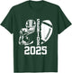 Graduate Senior Class of 2025 Graduation American Football T-Shirt - T-Shirt | Forest