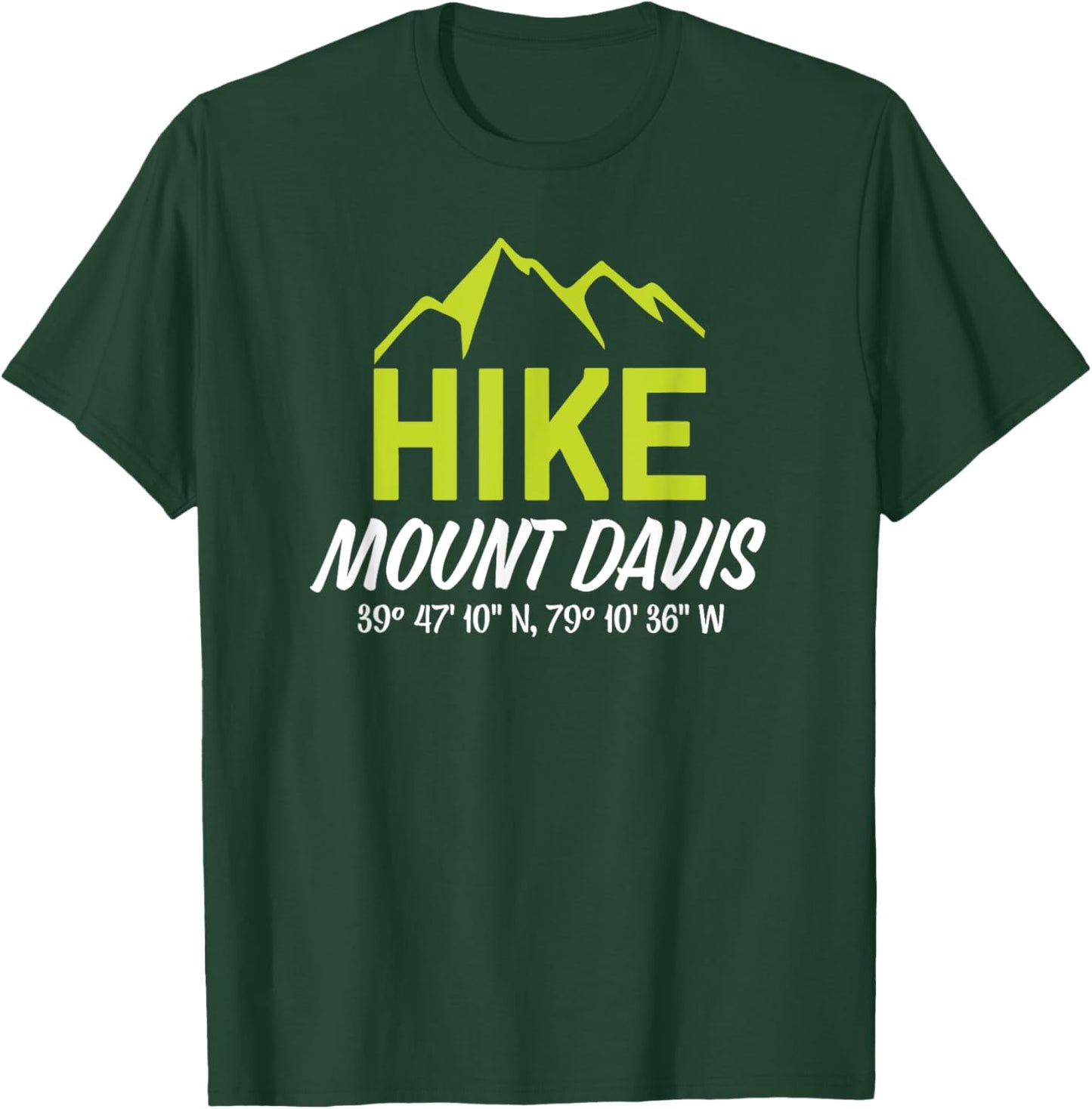 Hike Mount Davis Pennsylvania Shirt T-Shirt - T-Shirt | Forest