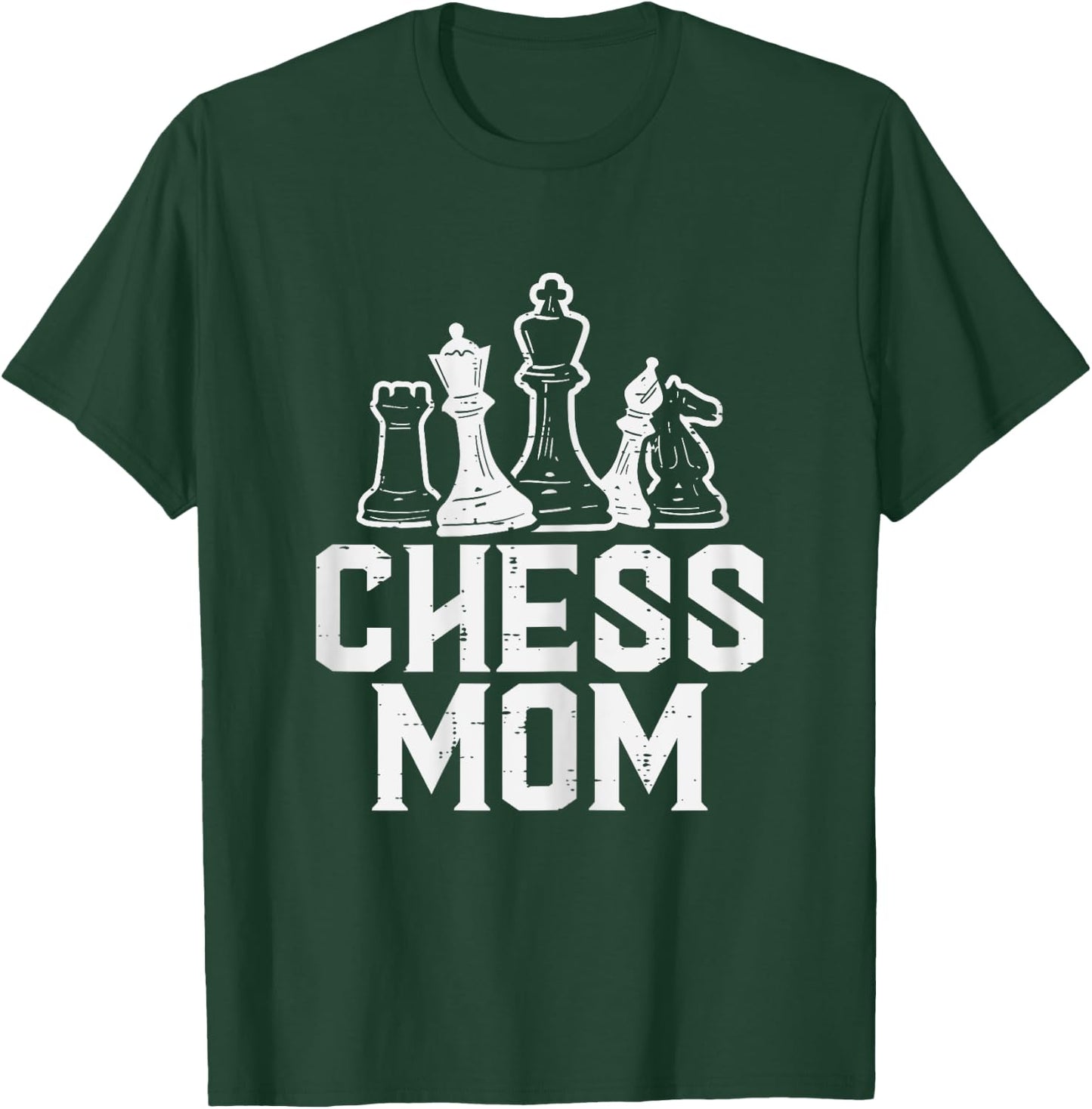 Chess Mom Family Matching Master Player Mommy Mama Women T-Shirt - T-Shirt | Forest