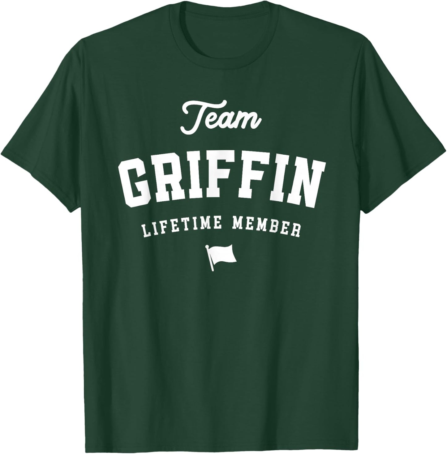 Team Griffin Lifetime Member Funny Name Griffin T-Shirt - T-Shirt | Forest