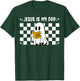 Retro Jesus Is My Boo Ghost Faith Christian Halloween T-Shirt - T-Shirt | Forest