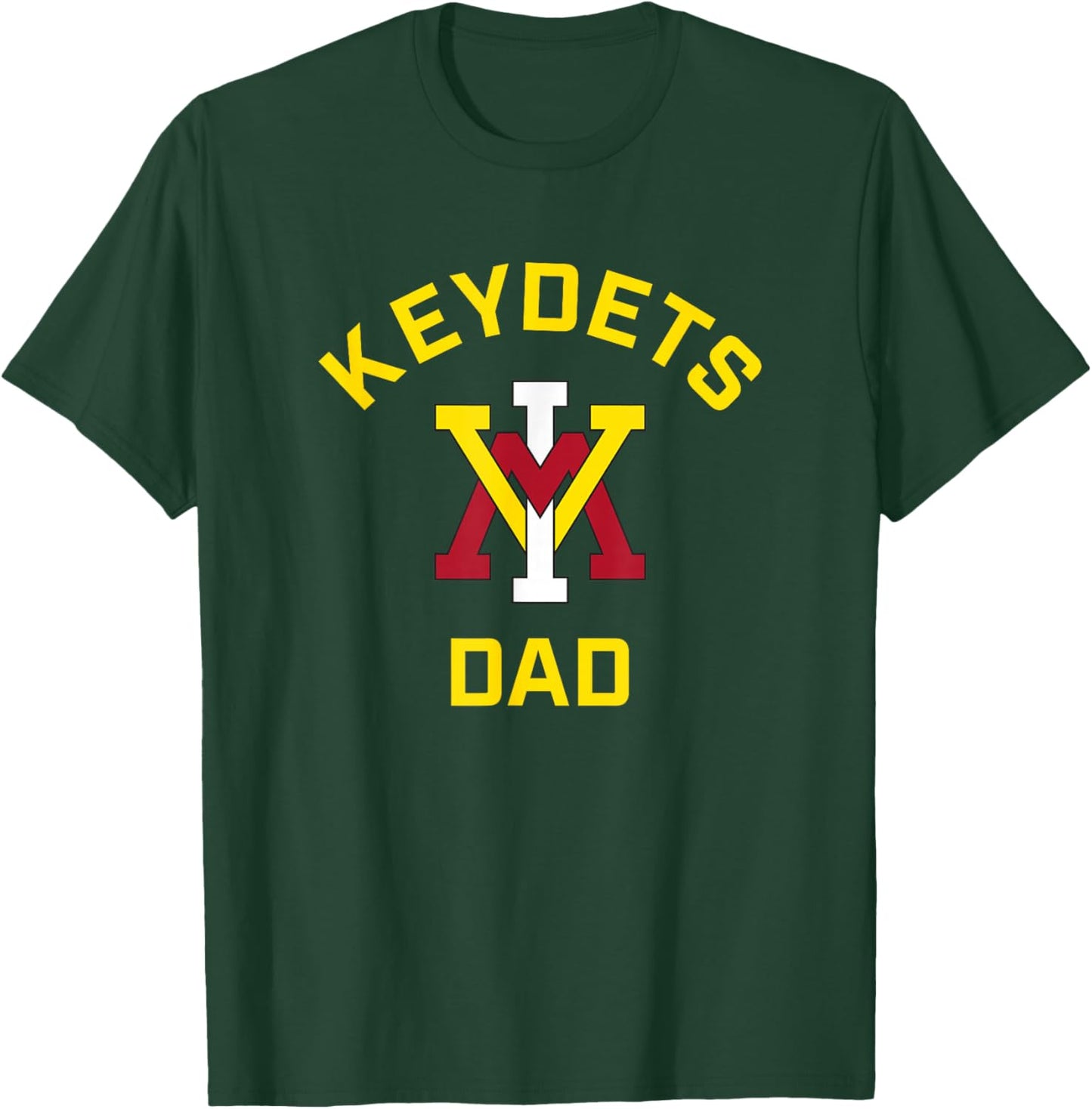 Virginia Military Institute VMI Keydets Arched Dad T-Shirt - T-Shirt | Forest
