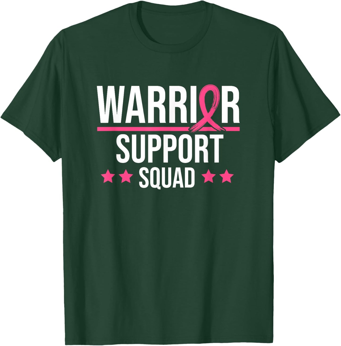 Breast Cancer Support Squad Pink Ribbon T-Shirt - T-Shirt | Forest