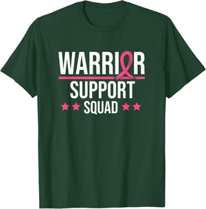 Breast Cancer Support Squad Pink Ribbon T-Shirt - T-Shirt | Forest