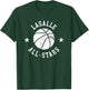 LaSalle Vintage All-Stars Retro 80s Basketball T-Shirt - T-Shirt | Forest