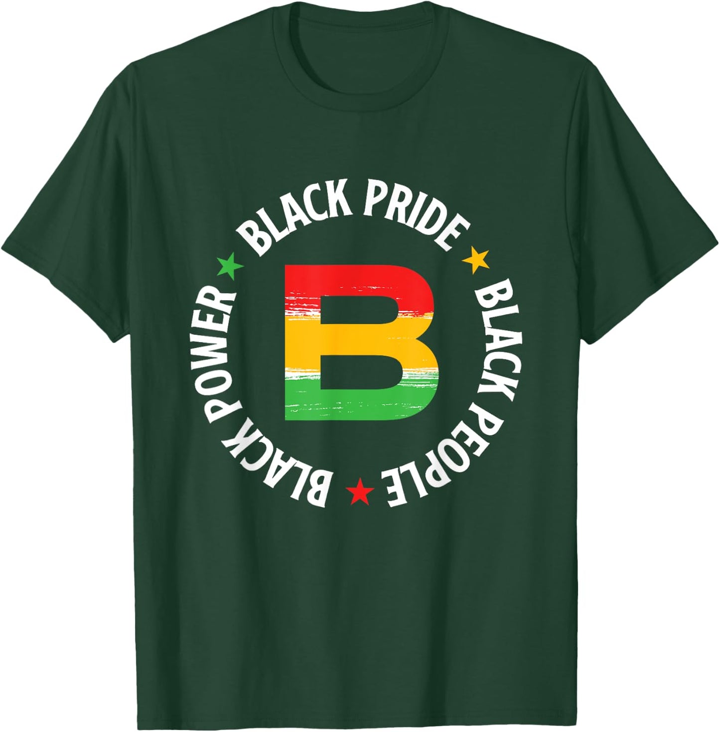 Black Pride Black People Black Power - MLK Day Black History T-Shirt - T-Shirt | Forest