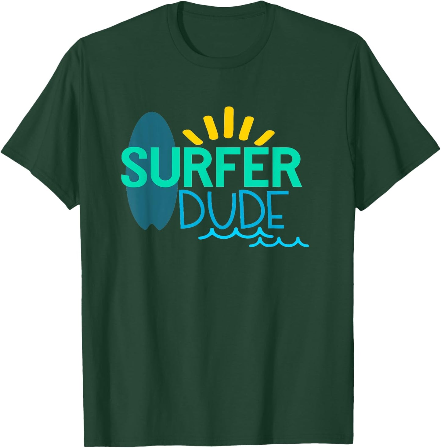 Surfer Dude T-Shirt - T-Shirt | Forest