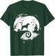 American Foxhound Halloween Costume Moon Silhouette T-Shirt - T-Shirt | Forest