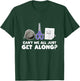 Can't We All Just Get Along Shirt Funny Rock Paper Scissors T-Shirt - T-Shirt | Forest