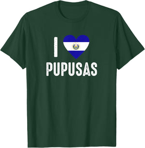 I Love Pupusa from El Salvador T-Shirt - T-Shirt | Forest