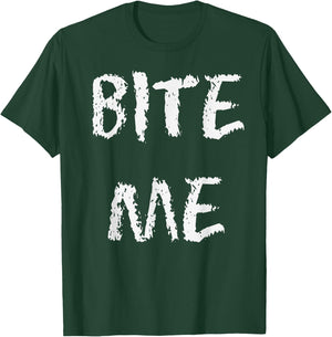 Funny Bite Me Sarcastic Amusing New Party Dope Novelty Item T-Shirt - T-Shirt | Forest