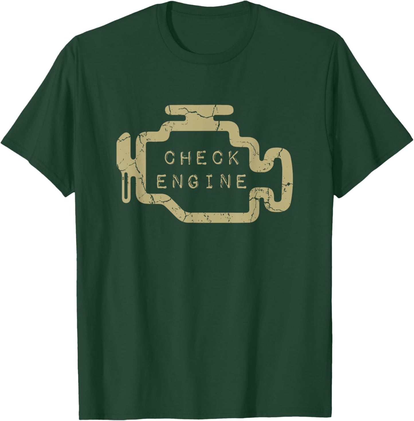Check Engine Light T-Shirt - T-Shirt | Forest