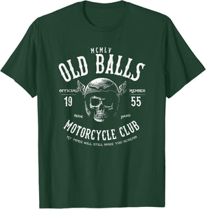 Vintage Motorcycle Birthday for 1955 Men's 70th Birthday T-Shirt - T-Shirt | Forest