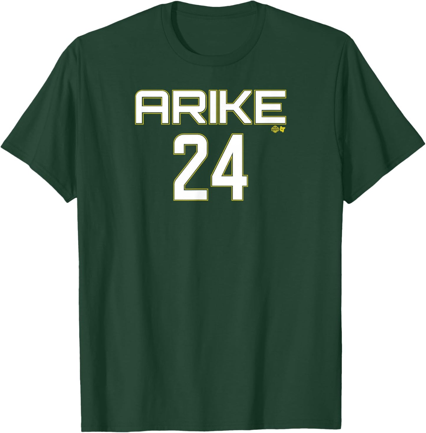 Arike Ogunbowale: DAL 24 - Dallas Basketball T-Shirt - T-Shirt | Forest