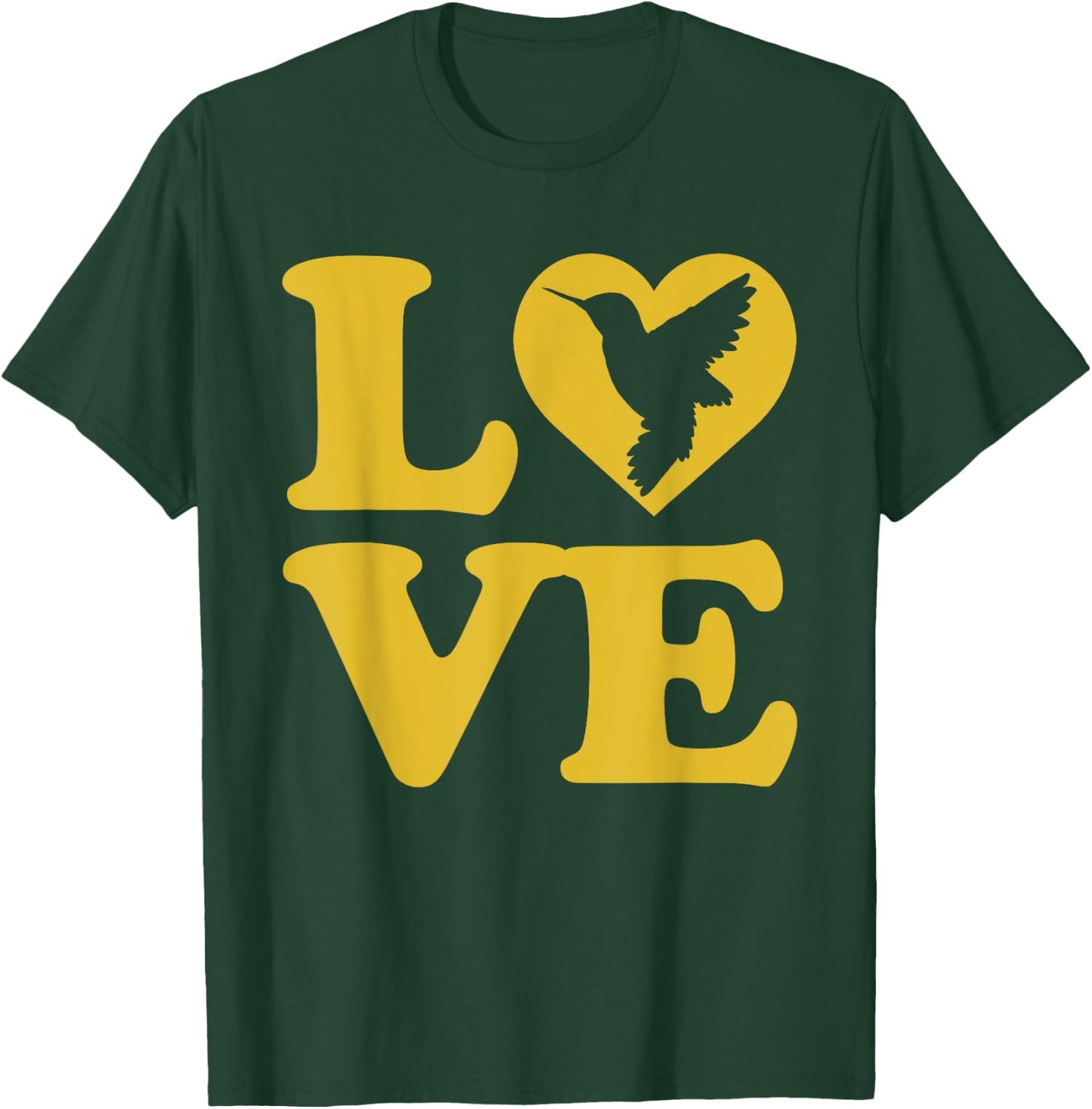 Cute Love Humminbirds T-Shirt - T-Shirt | Forest