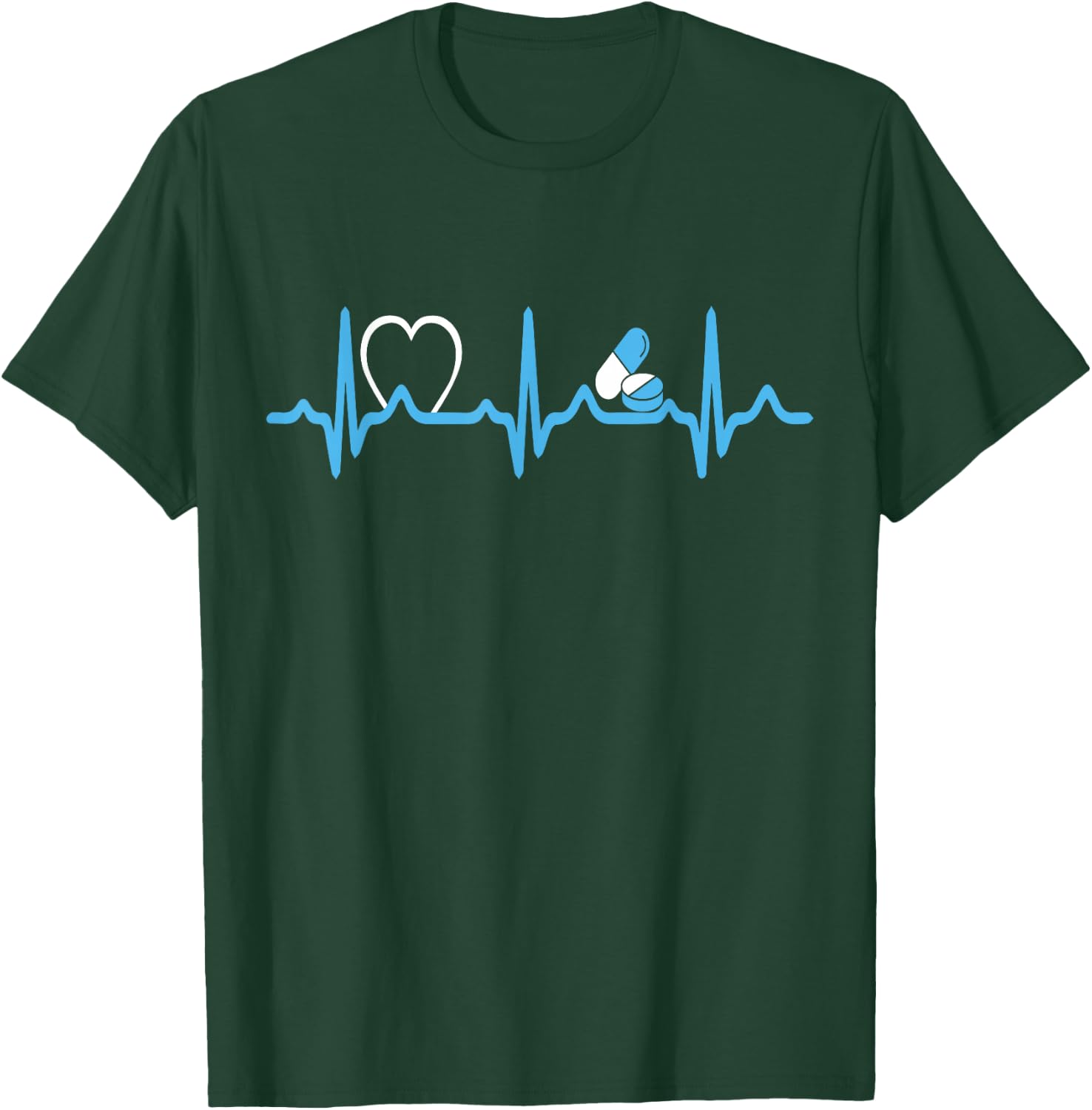 Pharmacy Technician CPHT School Pharmacist Tech Assistant T-Shirt - T-Shirt | Forest