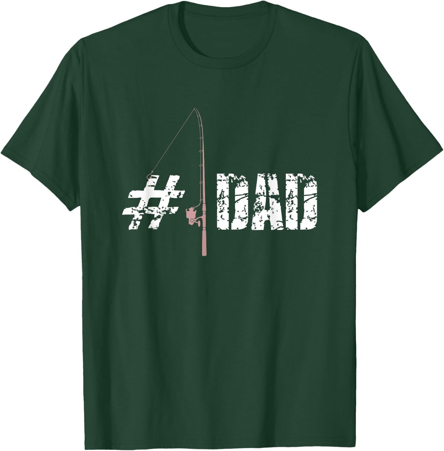 Fishing Dad Number 1 T Shirt Fathers Day Daddy Fish Gift T-Shirt - T-Shirt | Forest