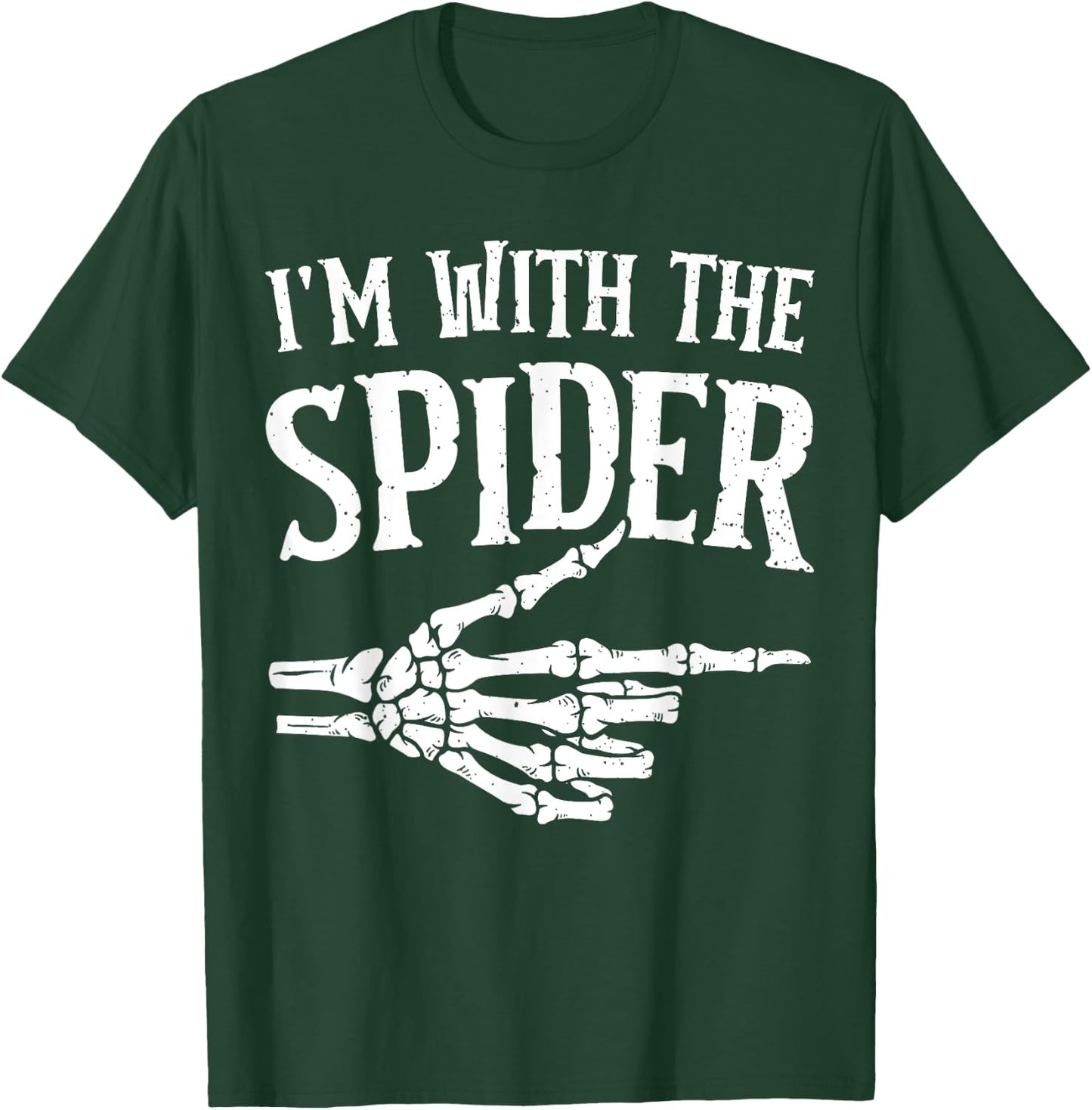 I'm with the Spider Funny Halloween Costume T-Shirt - T-Shirt | Forest