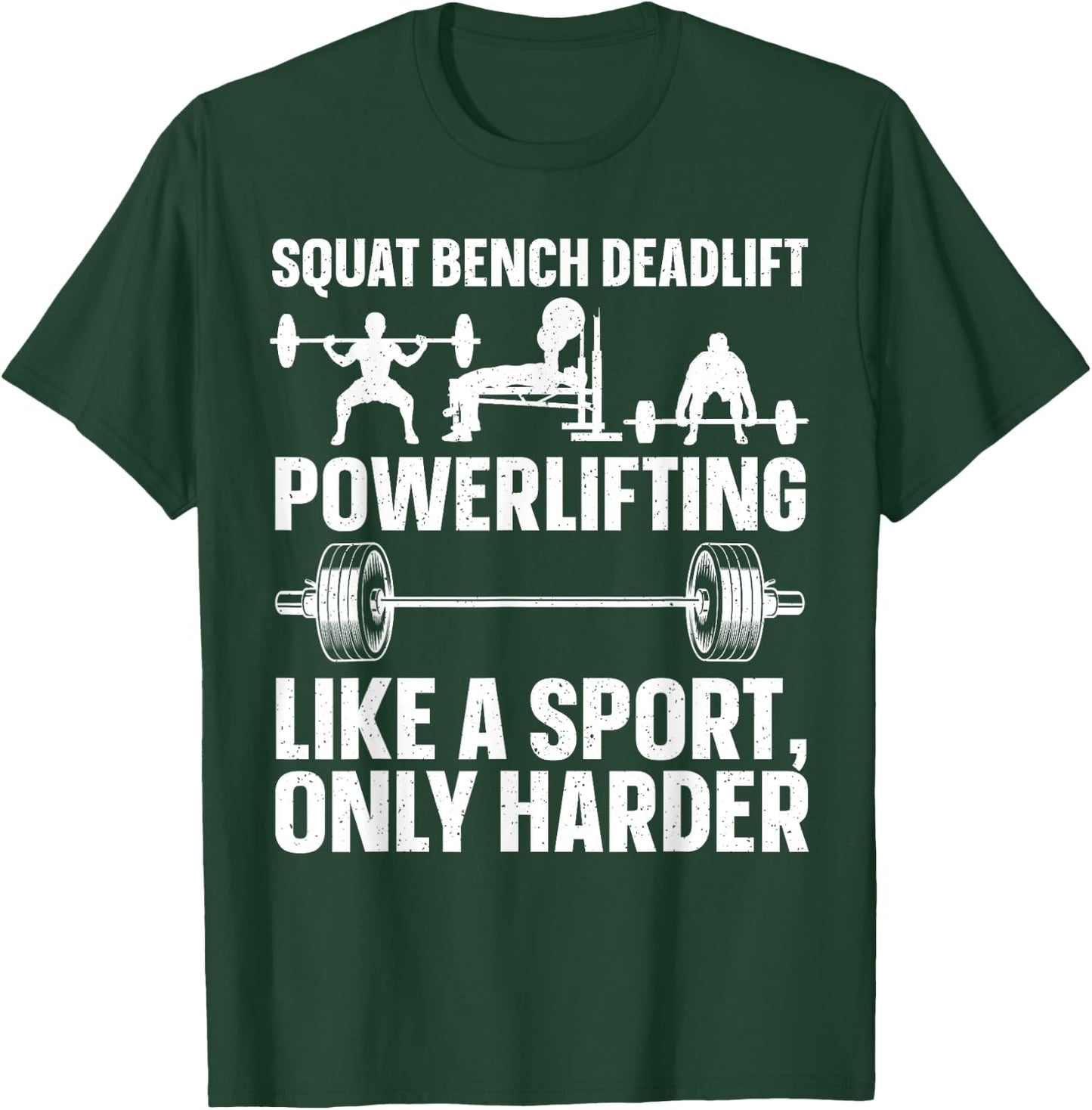 Powerlifting Design Women Weightlifter Power Lifting T-Shirt - T-Shirt | Forest
