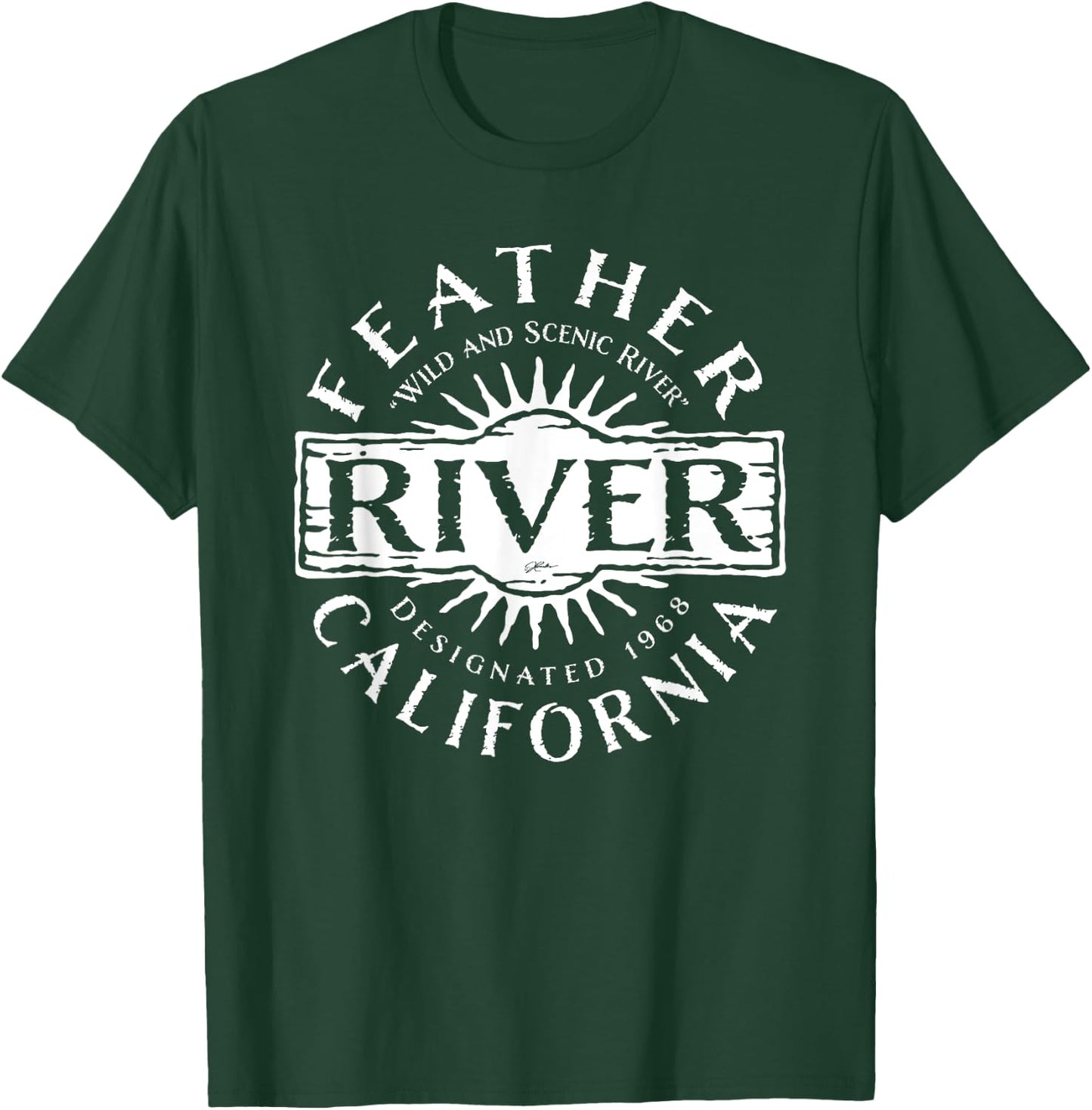 Feather River, California T-Shirt - T-Shirt | Forest
