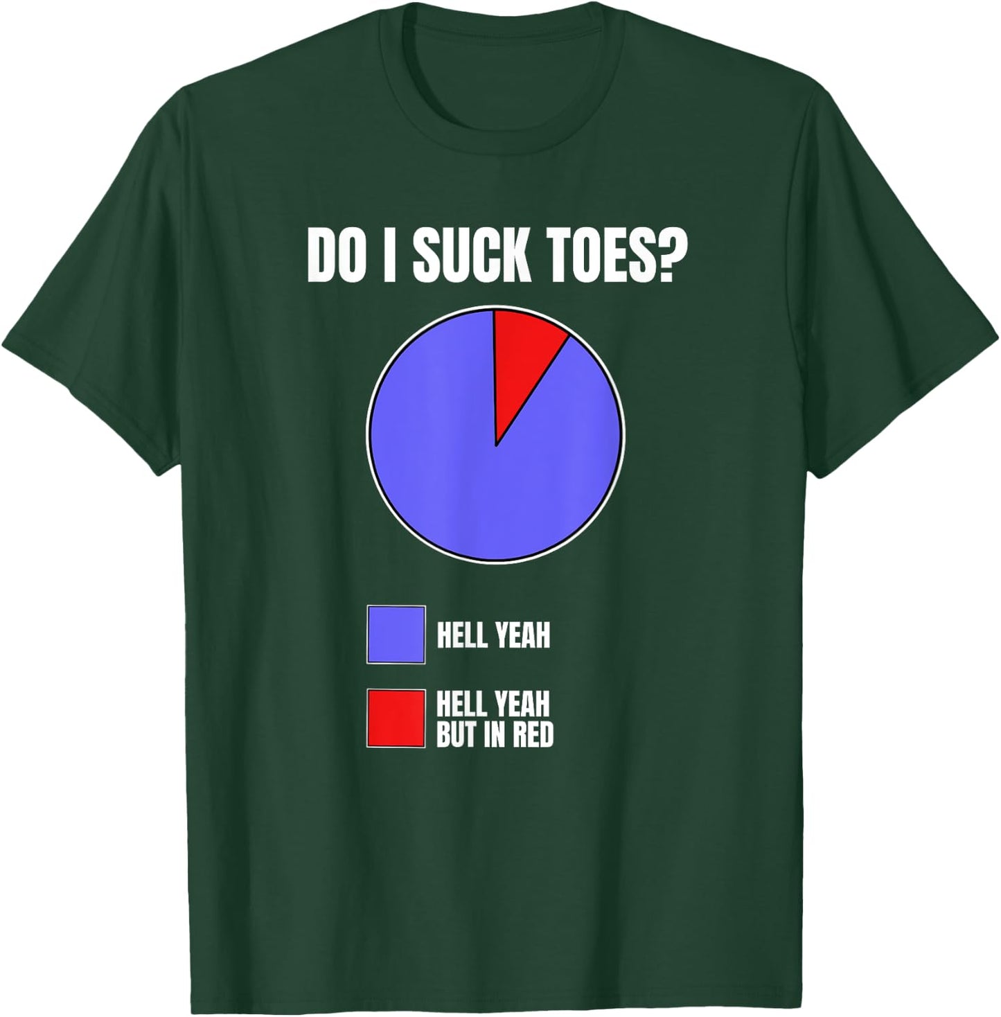 Hell Yeah I Suck Toes Funny Embarrassing For Airport T-Shirt - T-Shirt | Forest