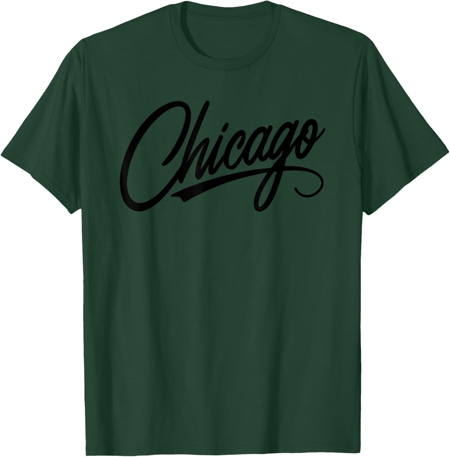 Chicago City Vintage Souvenir Illinois T-Shirt - T-Shirt | Forest