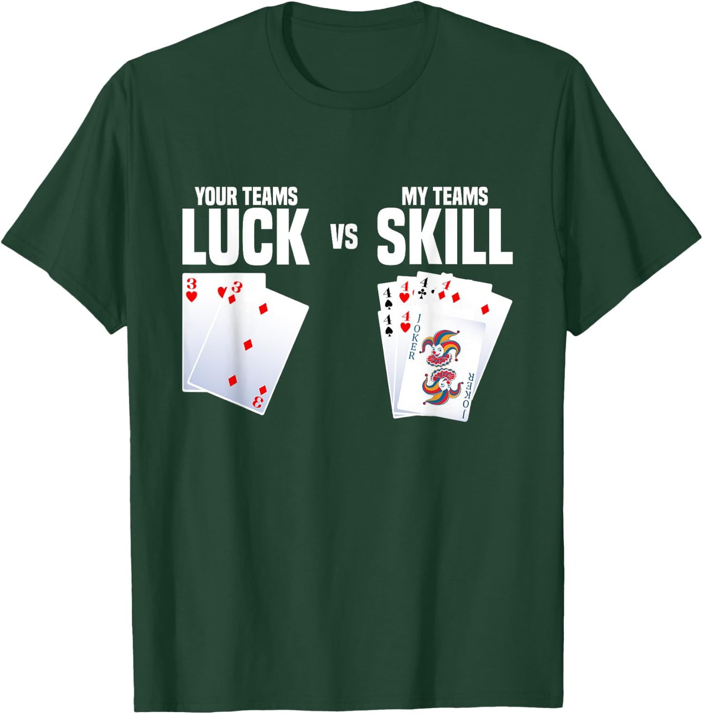 Hand and Foot Cards with Point Values Card Set Hand Foot T-Shirt - T-Shirt | Forest