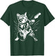 Vintage Cute Cat Playing A Guitar Women T-Shirt - T-Shirt | Forest