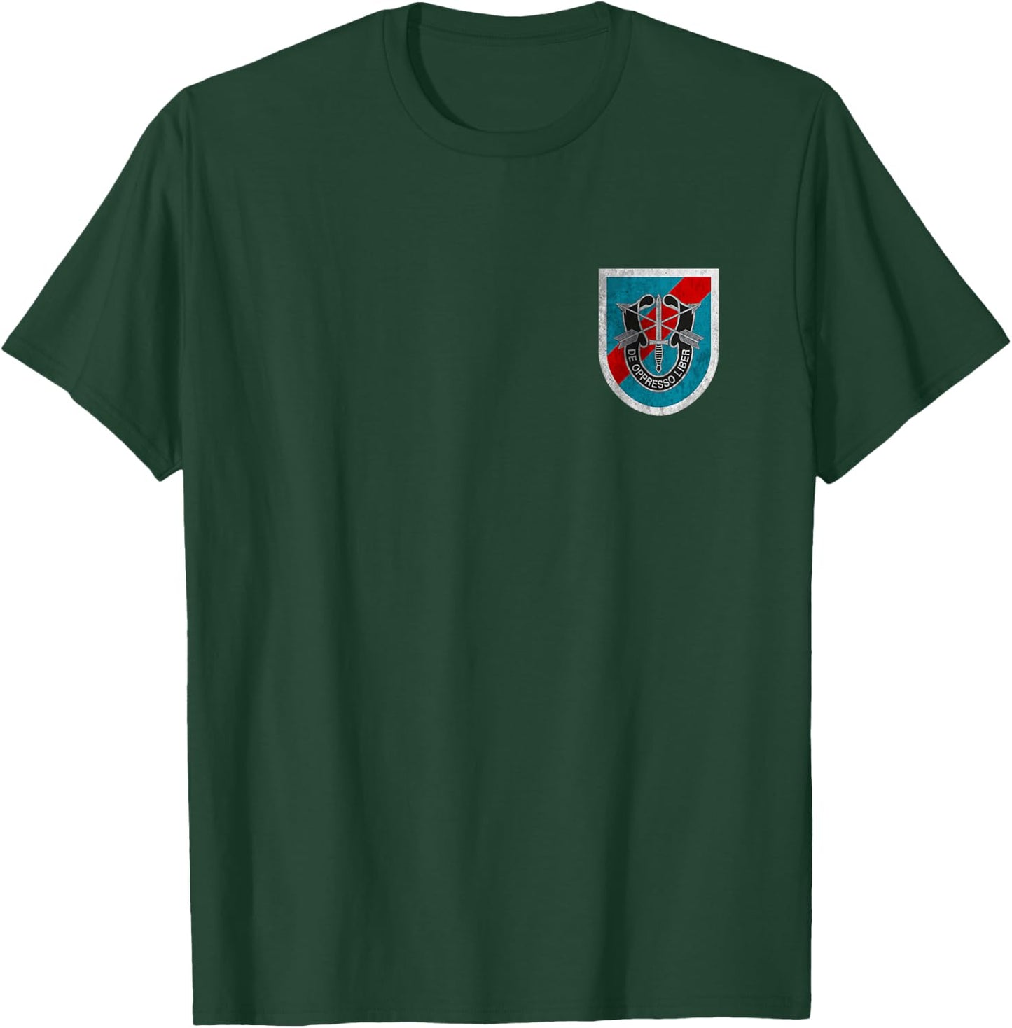 20th Special Forces Group SFG Logo Military Veteran Papa T-Shirt - T-Shirt | Forest