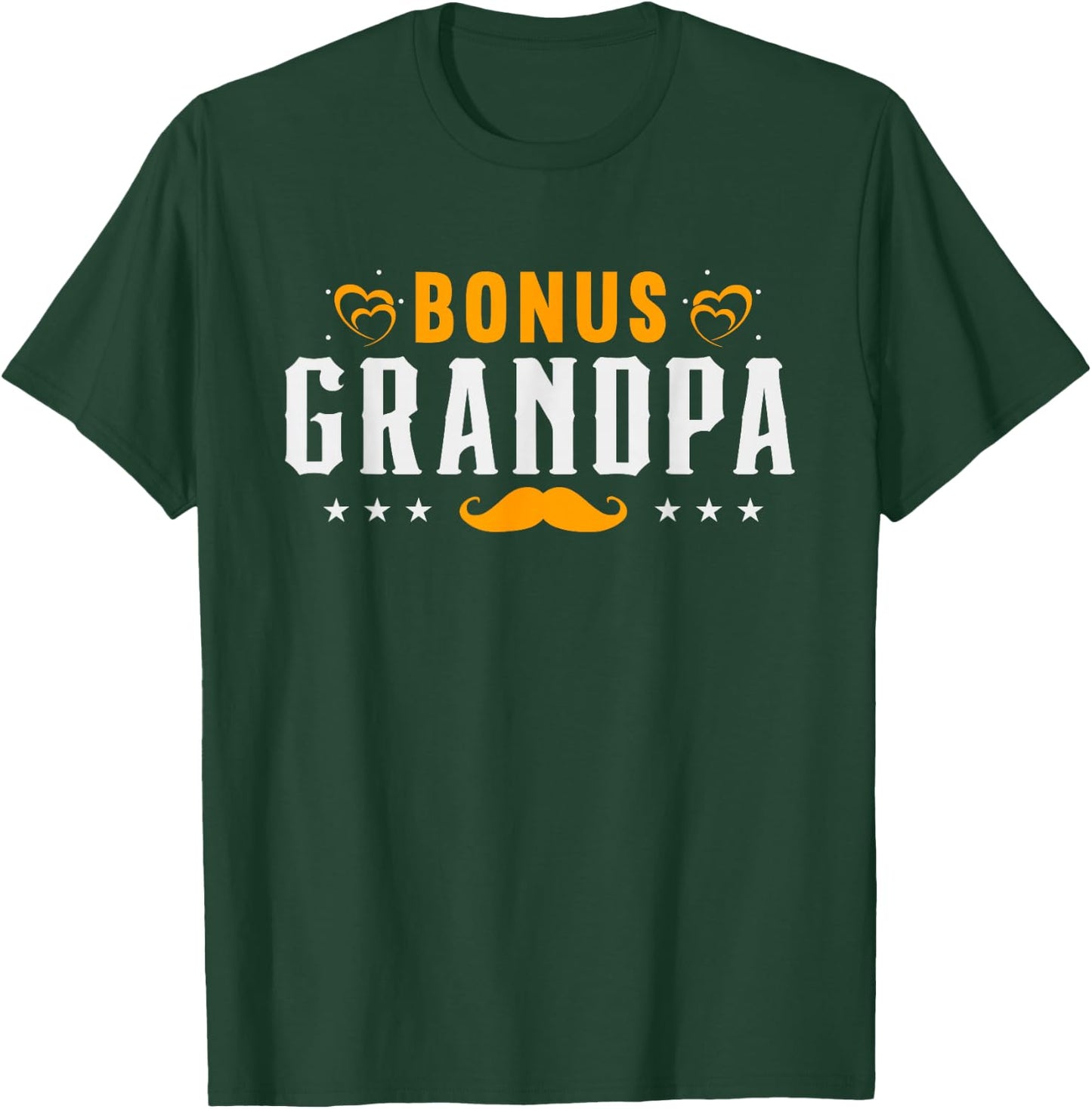 Step Grandpa Bonus Grandpa T-Shirt - T-Shirt | Forest