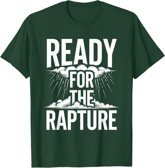 Eschatology End Times Rapture Believer Spiritual Awakening T-Shirt - T-Shirt | Forest