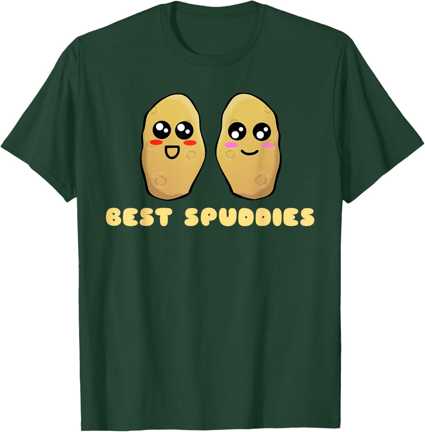 Best Spuddies - Cute Potato Pun T-Shirt - T-Shirt | Forest