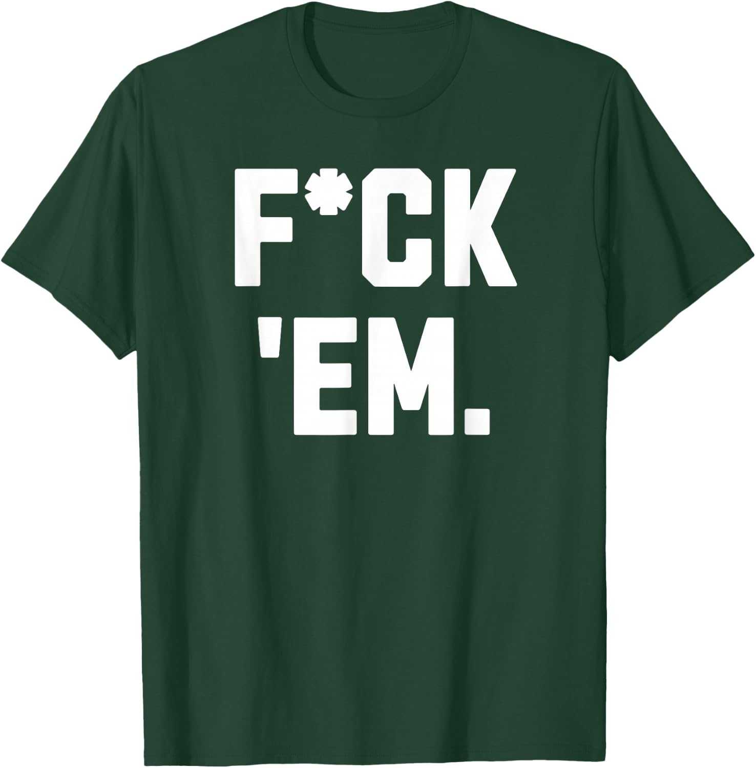 Duran Fuck'Em Women -Adults Red Small Classic Fit Modern Classic Letter Print T-Shirt - T-Shirt | Forest