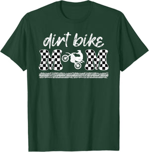 Dirt Bike Mom Of A Dirt Biker Mom Dirt Bike Mother T-Shirt - T-Shirt | Forest