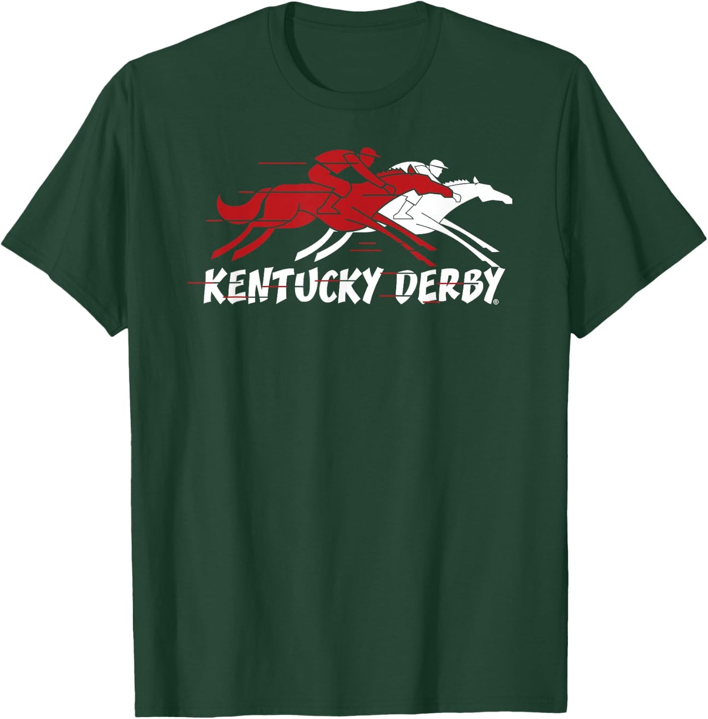 Kentucky Derby Horse Race Logo Officially Licensed T-Shirt - T-Shirt | Forest