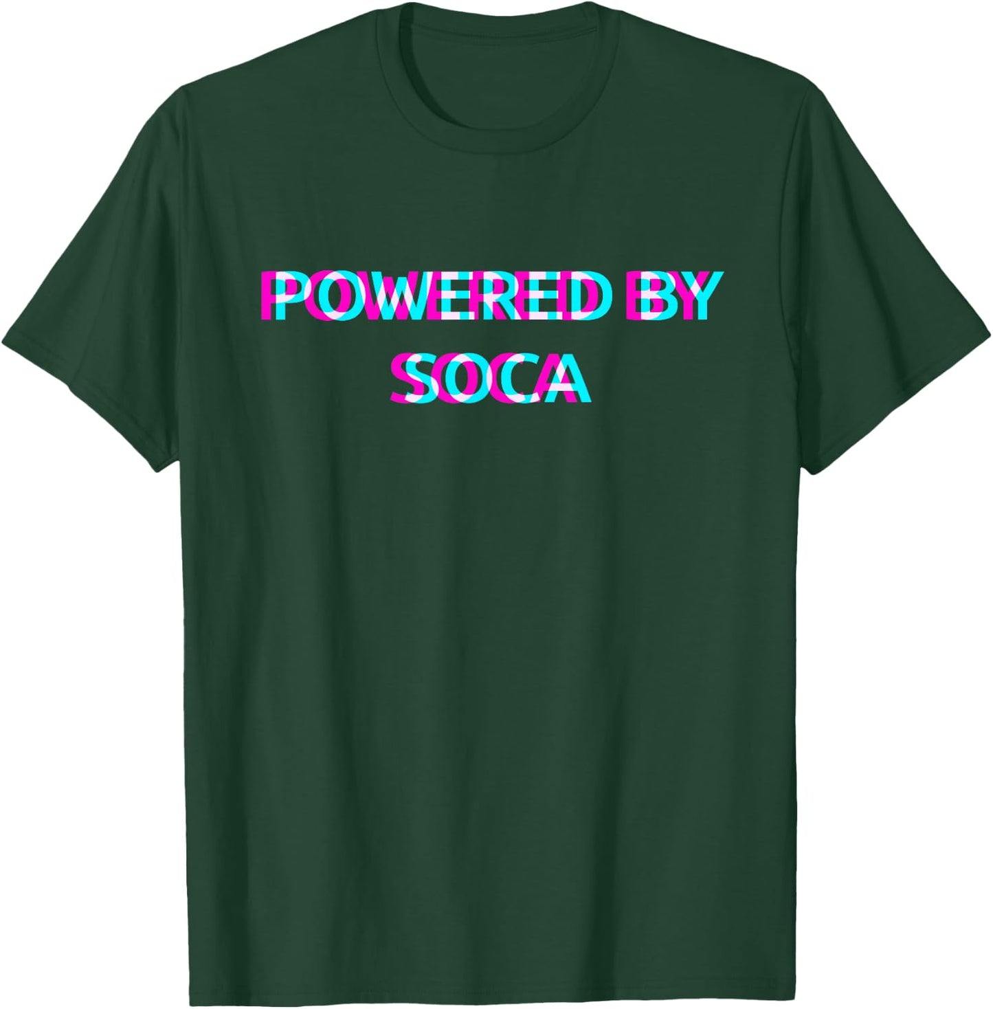 Powered By Soca Music Festival Outfit T-Shirt - T-Shirt | Forest