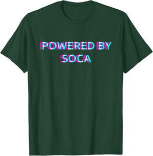 Powered By Soca Music Festival Outfit T-Shirt - T-Shirt | Forest