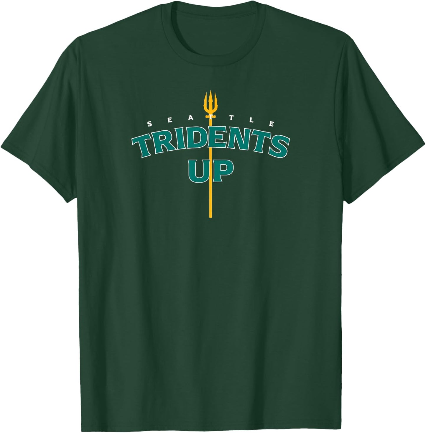 Tridents Up - Seattle Baseball T-Shirt - T-Shirt | Forest