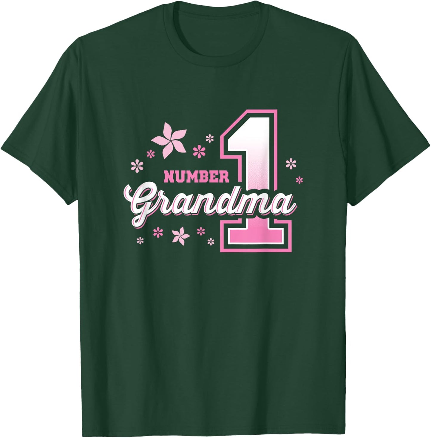 Granny : Number 1 Grandma #1 T-Shirt - T-Shirt | Forest