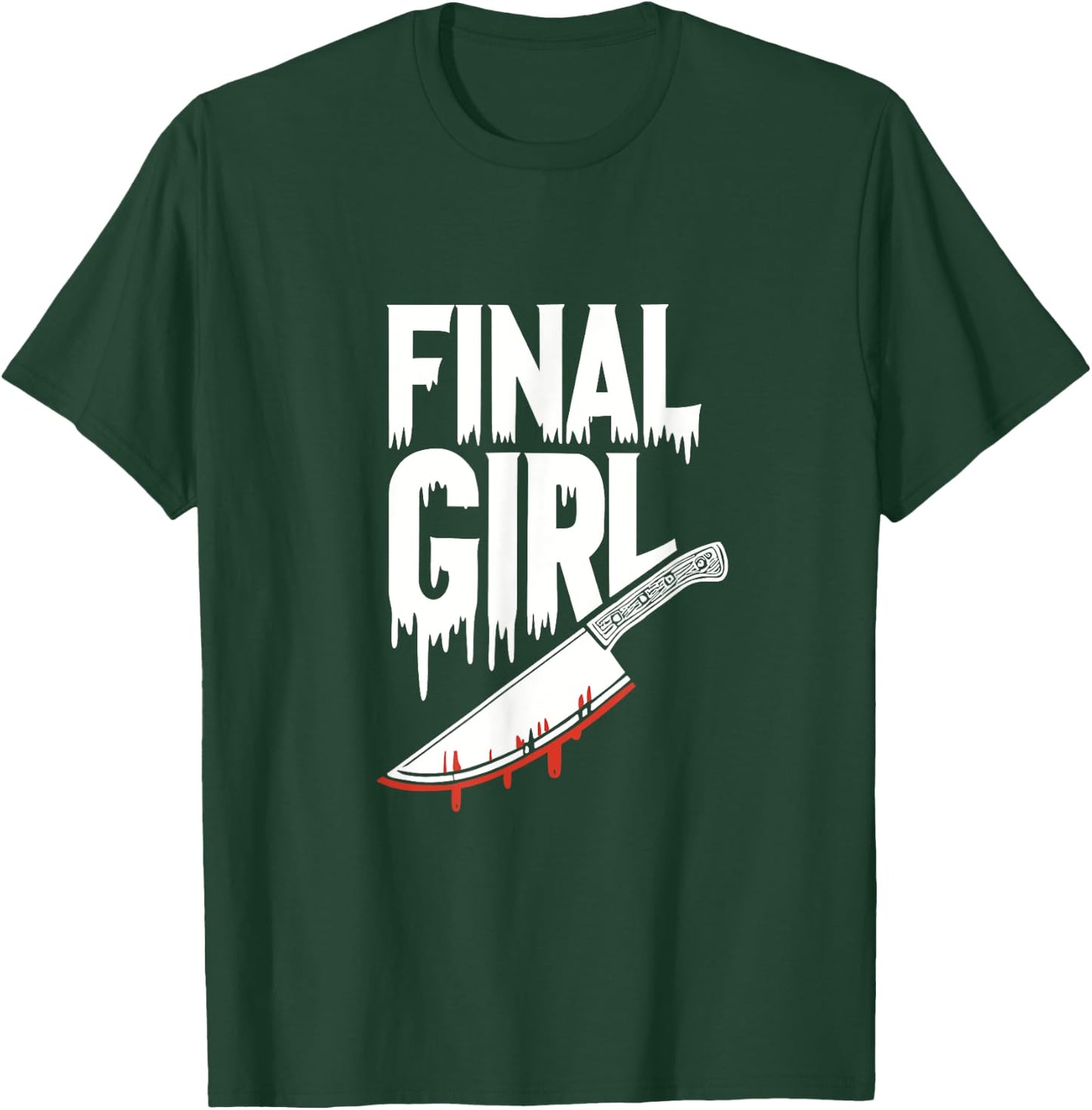 Horror Final Girl Slasher Horror T-Shirt - T-Shirt | Forest
