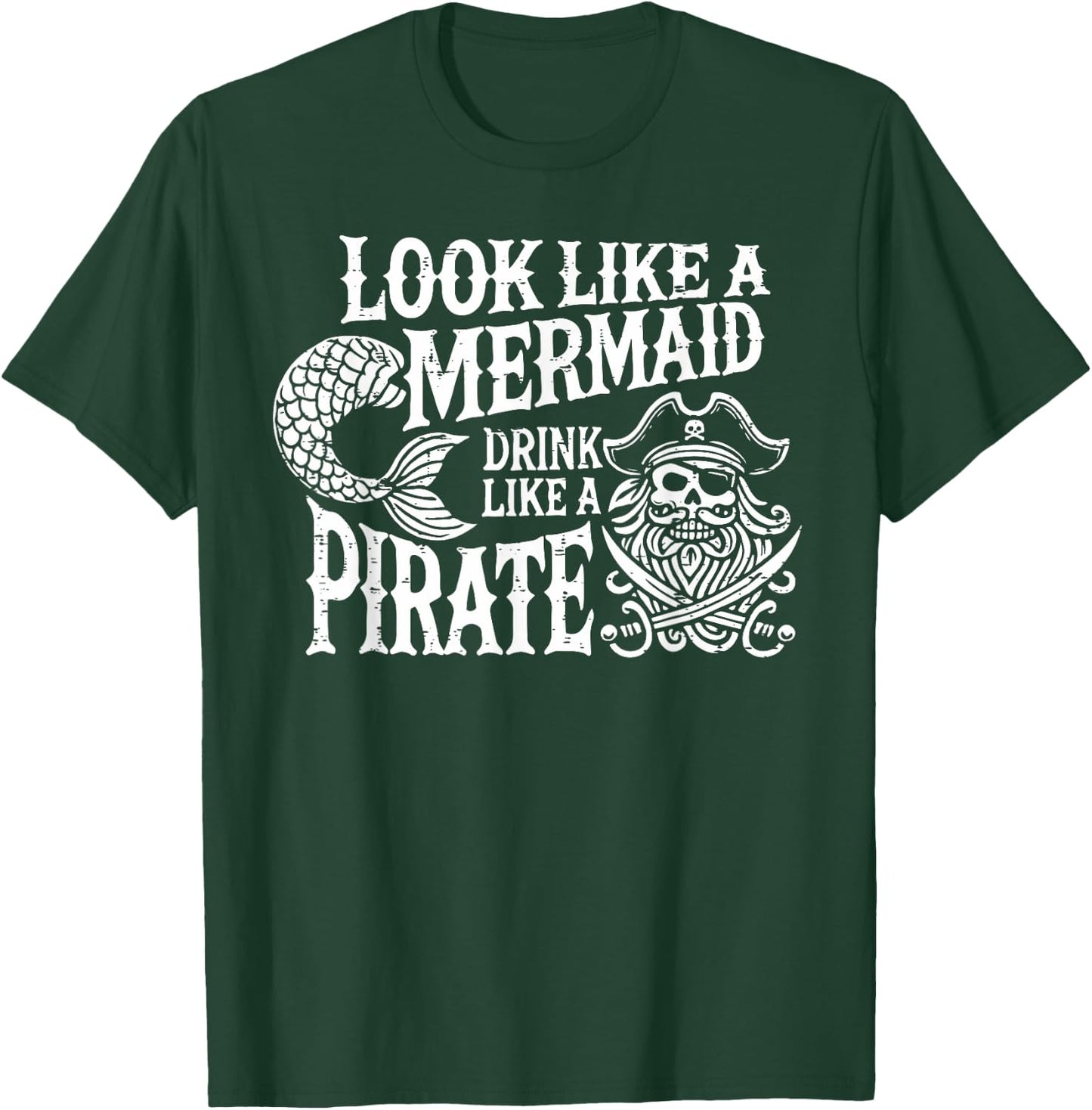 Funny Pirate Girl Costume T-Shirt - T-Shirt | Forest