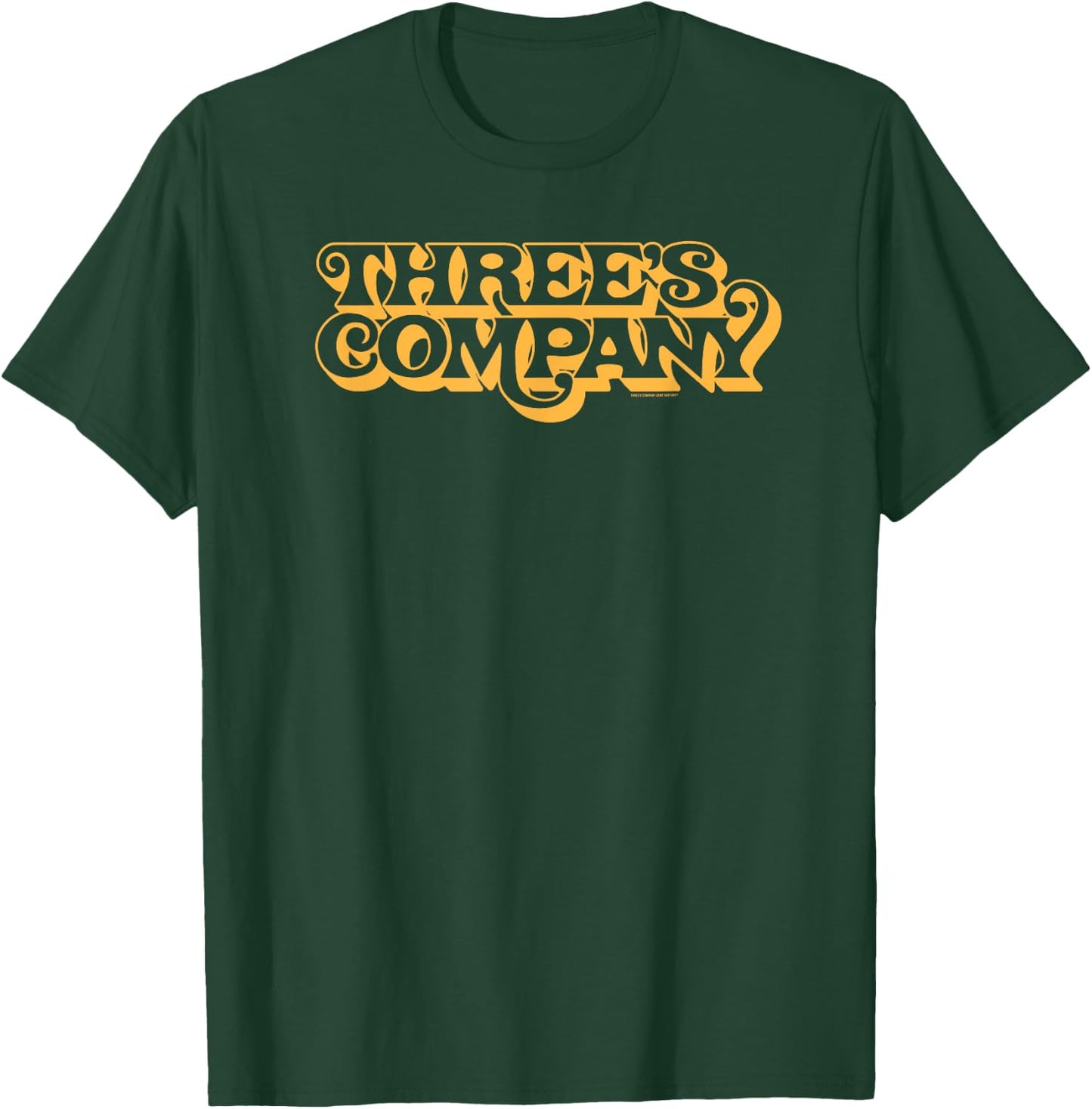 Three's Company Retro TV Show Logo T-Shirt - T-Shirt | Forest