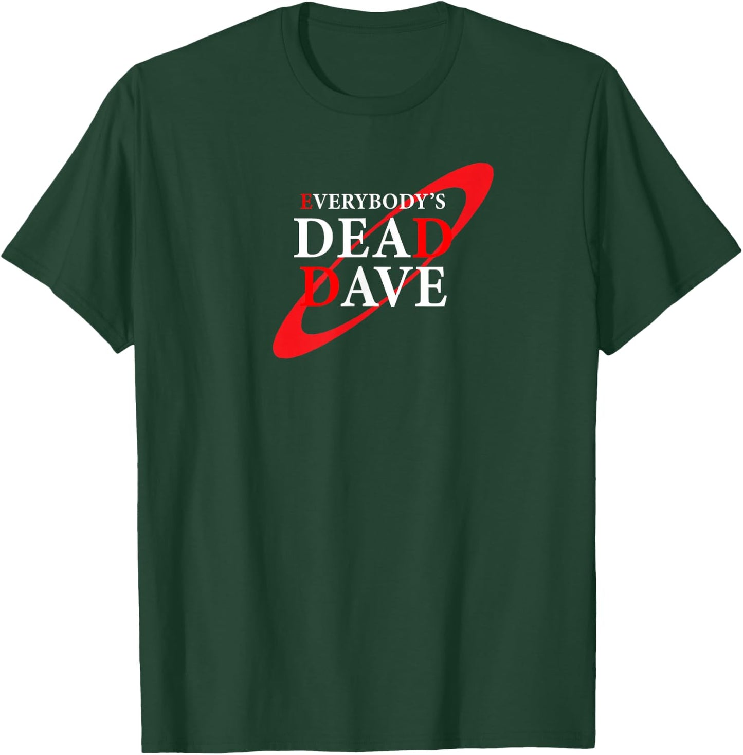 Arrowroot Everybody's Dead Dave Red Dwarf Holly , Small, Black T-Shirt - T-Shirt | Forest