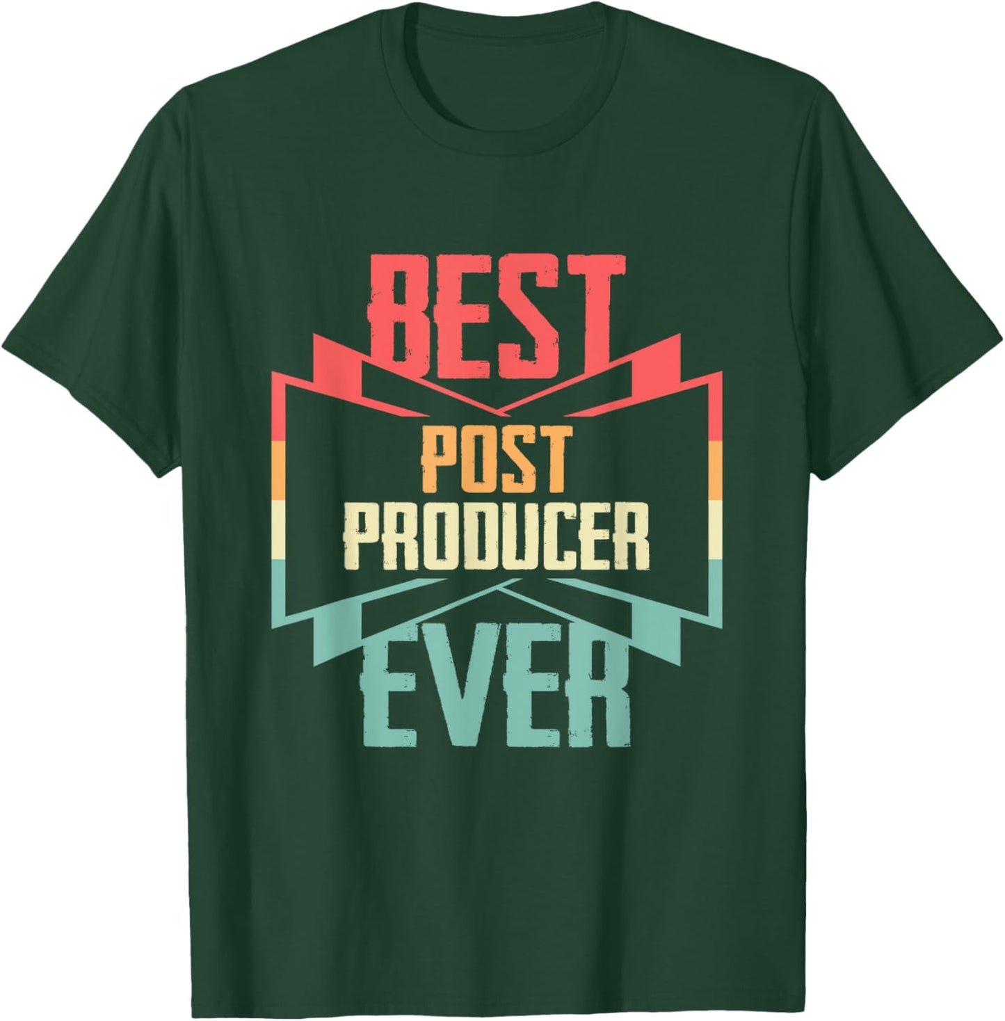 Vintage Best Post Producer Ever T-Shirt - T-Shirt | Forest