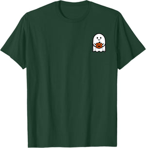 Funny Halloween Ghost Pumpkin Pocket Cute My Boo Halloween T-Shirt - T-Shirt | Forest