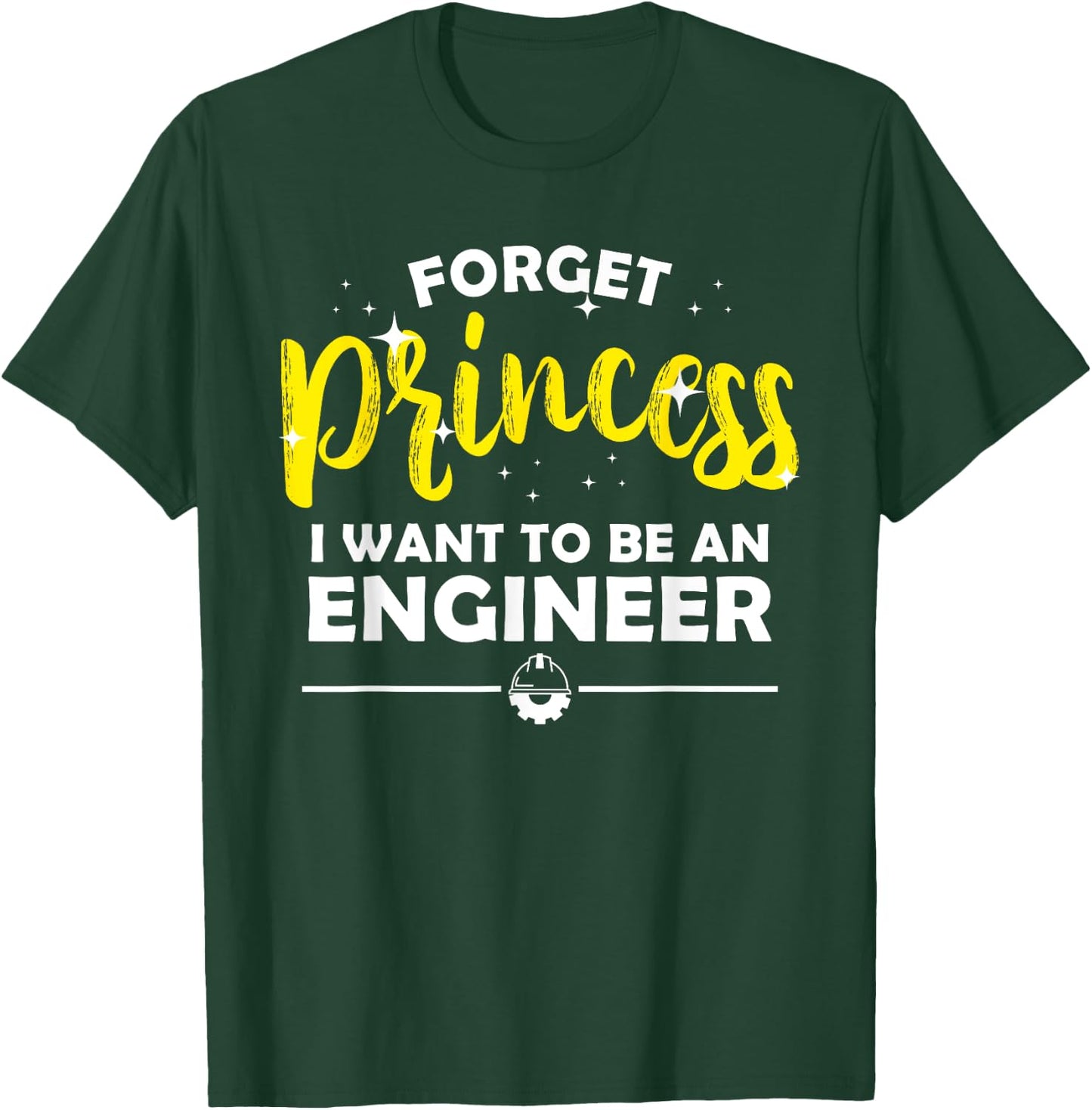Funny Engineer Design Girls Women Kids Engineering Lovers T-Shirt - T-Shirt | Forest